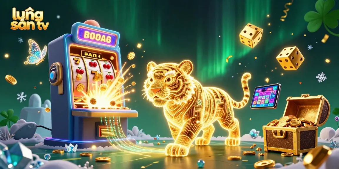 Experience the thrill of gaming at lương sơn tv with engaging slot machines bursting with colorful symbols and coins.