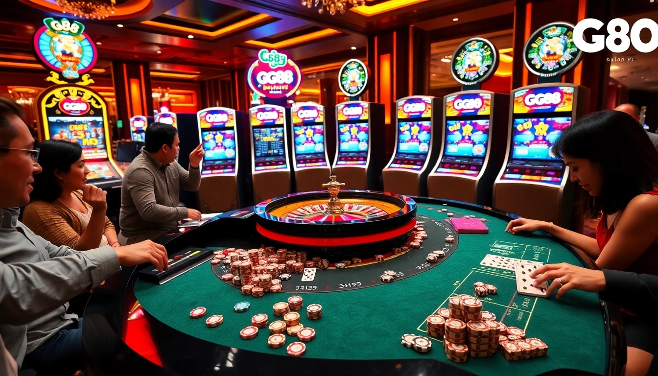 Experience the excitement at GG88 casino with vibrant games and dynamic players.
