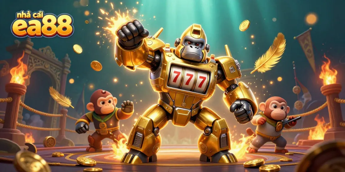 Experience the thrilling excitement of nhà cái ea88 with vibrant casino elements and animated action