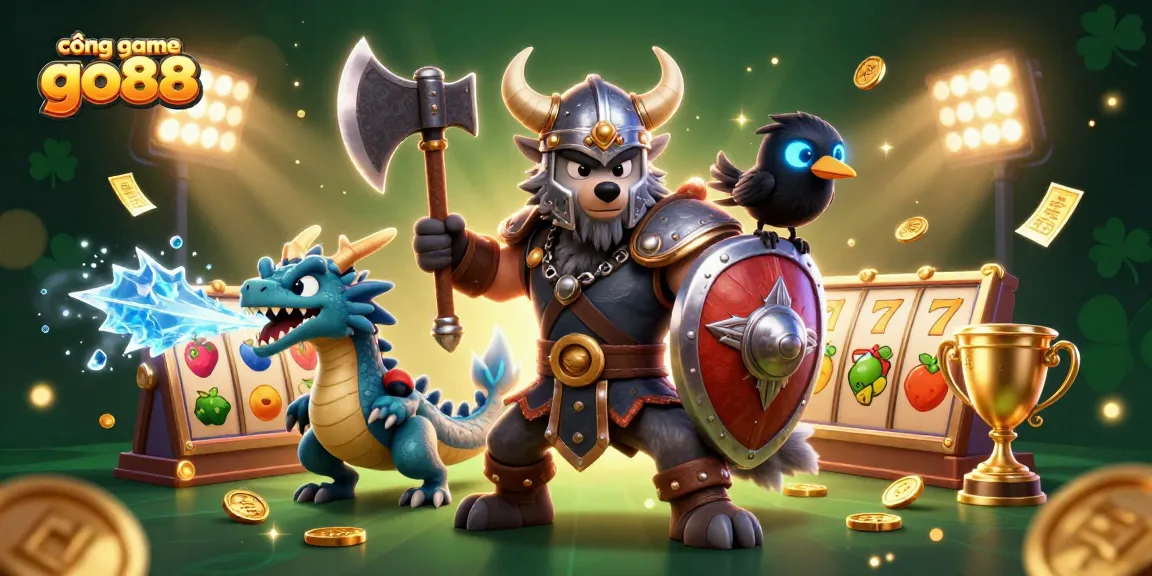 Engage in thrilling slots at cổng game go88 with vibrant characters and rich game elements
