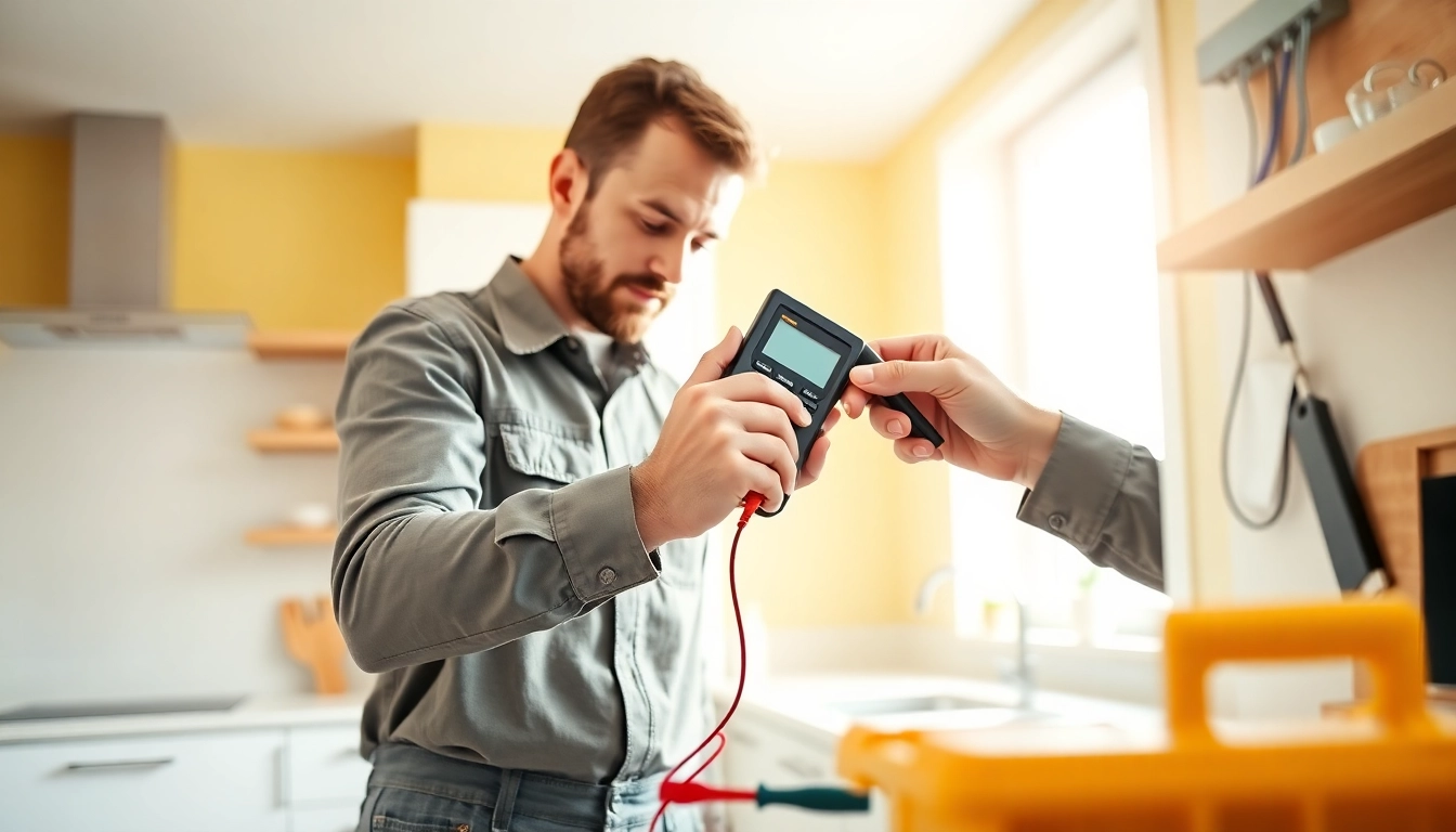Residential electrician Burnaby performing safe installations in a modern home