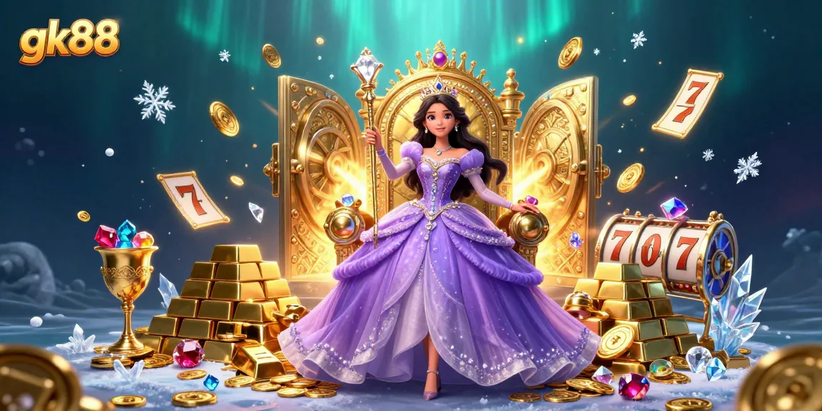 Experience the excitement of gk88 casino with golden treasures and vibrant gameplay elements.