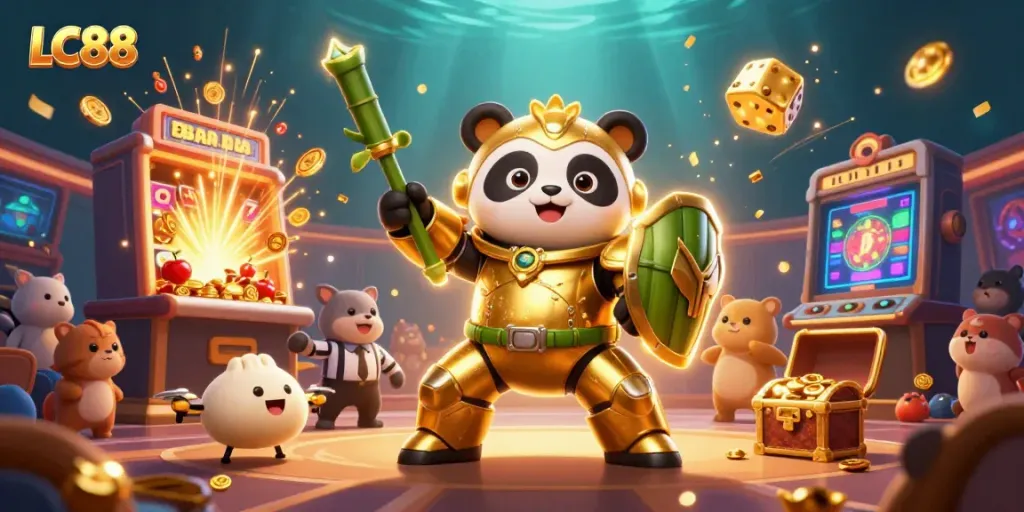 Experience the thrill of winning at LC88 with an exciting 3D casino showdown and vibrant visuals.