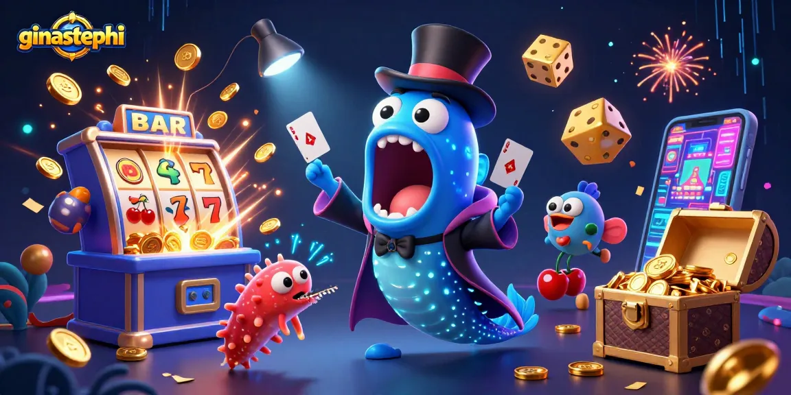 Experience thrilling play with ginastephi as the deep-sea creatures dazzle in a magical casino atmosphere.