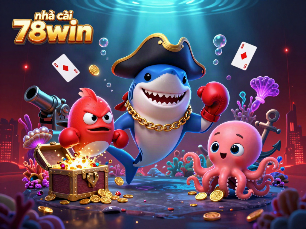 Experience thrilling games at nhà cái 78win with pirate-themed slots and underwater treasures.