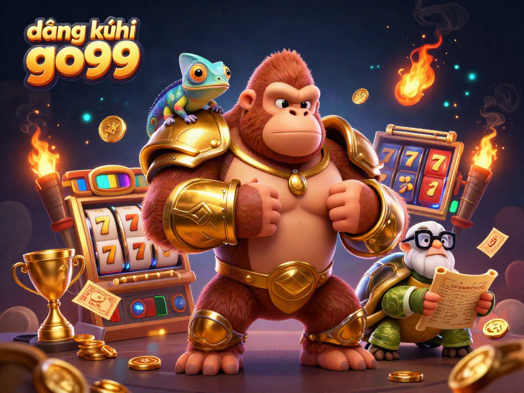 Experience the excitement of đăng ký go99 with gaming characters and dynamic casino elements.
