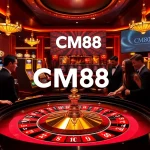 Players enjoying a thrilling roulette game at CM88 casino, showcasing vibrant atmosphere and luxurious setting.