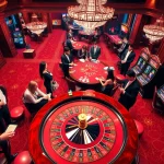 Experience thrilling gambling excitement at WIN88 casino with luxurious slot machines and roulette tables.