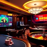 RR99 showcases an exciting online gambling atmosphere with vibrant casino games and interfaces.