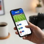 Engaging live betting experience on Sky88 chính thức app showing vibrant soccer odds.
