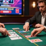 Players enjoy a thrilling game of blackjack displaying Rik88 uy tín in an engaging online casino atmosphere.