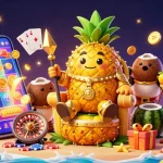 Experience exciting slots at tg88 with a vibrant casino scene featuring dynamic characters and game elements.
