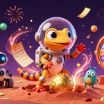 Engage in thrilling gameplay at 888New, where vibrant lottery elements create an electric casino atmosphere.