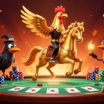 Experience the excitement of the best payout casino online with vibrant 3D illustration of unique characters.