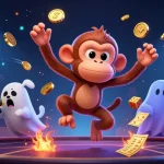 Mb66 showcases a playful poltergeist monkey and ghost-hunter puppy in an exciting casino scene, elevating the fun!