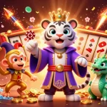 Engage with EA88 trang chủ for thrilling slot games featuring vibrant characters and gold coins.