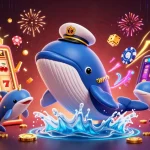 Experience vibrant gaming with luong son as whales and dolphins celebrate a jackpot.
