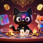 Engage with lc88 trang chu as the black hole cat and nebula fox animate a vibrant cosmic-themed casino.