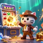 Experience thrilling adventures with lc88 in this vibrant 3D casino illustration featuring action-packed games.