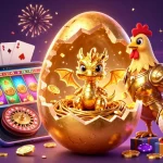 Kèo nhà cái reveals thrilling betting opportunities with a golden dragon and sports elements in a vibrant casino scene.