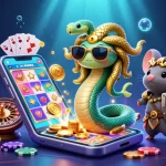 Experience the excitement of ONE88 with a vibrant, dynamic 3D casino scene filled with games and characters.